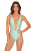 Luli Fama Dotted Delight Open side one piece bodysuit